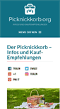 Mobile Screenshot of picknickkorb.org